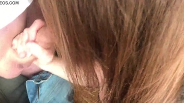 Ruszki amatőr barátnő élvezi cumizni a faszija szerszámát Thumb